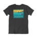 Horizontal Skyline Black Tee